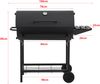 casa.pro 'Armento' Grillwagen, Stahl schwarz, 95 x 108 x 61 cm Bild 3