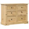 vidaXL Kommode Corona 112x48x91 cm Massivholz Kiefer 4005677 Bild 2