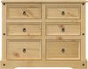 vidaXL Kommode Corona 112x48x91 cm Massivholz Kiefer 4005677 Bild 4