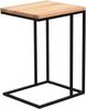 M2 Kollektion 'Odis' Beistelltisch, Kernbuche, Schwarz, 38 x 62 x 43 cm Bild 2