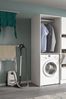 Waschmaschinenschrank (B/H/T: 66x195x60 cm) in weiß Nachbildung Bild 5