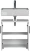 Trendteam 'Wons' Waschbeckenunterschrank, Holzwerkstoff weiß, 60 x 58 x 34 cm Bild 3