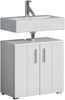 Trendteam 'Wons' Waschbeckenunterschrank, Holzwerkstoff weiß, 60 x 58 x 34 cm Bild 2