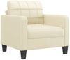 vidaXL Sessel Creme 60 cm Kunstleder 359108 Bild 2