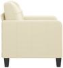 vidaXL Sessel Creme 60 cm Kunstleder 359108 Bild 4