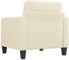 vidaXL Sessel Creme 60 cm Kunstleder 359108 Bild 5