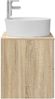 vidaXL Wandmontierte Waschtisch Sonoma-Eiche 49,5 x 44,5 x 65 cm 890296 Bild 4