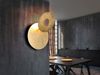 2-er Set LED Wandleuchten mit indirekter Beleuchtung Gold, Ø 18cm Bild 5