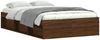 vidaXL Bettgestell Braun Eichen-Optik 120x200 cm 3203858 Bild 2