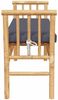 vidaXL Gartenbank mit Kissen Braun 110 x 38 x 65cm Bambus 4108078 Bild 5