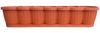 1er Set 80cm Blumenkasten Balkonkasten Pflanzkasten Terracotta im Wellendesign inkl. passenden Bewässerungsuntersetzer Bild 2