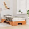 vidaXL Bettgestell Braun 90 x 190 cm 873054 Bild 3