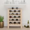 vidaXL Weinregal 61,5x30x82 cm Massivholz Kiefer 822556 Bild 3