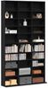 vidaXL CD Regal Schwarz Eichen-Optik 101 x 23 x 177,5 cm Holzwerkstoff 3329339 Bild 3