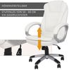 Schreibtischstuhl Weiß 120 KG Chefsessel Computersitz Bürostuhl Drehstuhl Office Bild 4
