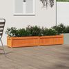 vidaXL Pflanzkübel Wachsbraun 180x31x31 cm Massivholz Kiefer 837498 Bild 3