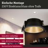 Paulmann No. 93395 Einbauleuchte Cole GU10 max. 10W Schwarz Gold matt Bild 5