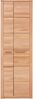 Garderobenschrank >Nature One< 2 Türen, 6 Böden, soft-close, Kernbuche teilmassiv - 65x201x40cm B/H/T Bild 3