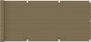 vidaXL Balkon-Sichtschutz Taupe 75x400 cm HDPE 310957 Bild 1