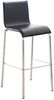 CLP Barhocker Avola Leder Flach E78 Edelstahlgestell,schwarz Bild 3