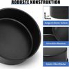 Homikit 20cm Edelstahl Kuchenform Backform Antihaft Rund-Tortenform Bild 4
