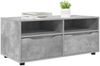 vidaXL TV-Schränk Beton Grau 100 x 48 x 43 cm Holzwerkstoff 888930 Bild 3