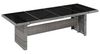 vidaXL Gartentisch 240x90x74 cm Poly Rattan und Glas 43941 Bild 5