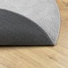 vidaXL Teppich IZA Kurzflor Skandinavischer Look Grau Ø 80 cm 375457 Bild 5