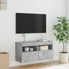 vidaXL TV-Wandschrank mit LED-Leuchten Betongrau 80x30x40 cm 837203 Bild 5