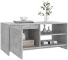 Couchtisch, Sofatisch Betongrau 102x50x45 cm Holzwerkstoff Bild 4
