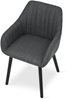 GOEURVANT 1381 Esszimmerstühle 6er-Set, Webstoff - Anthrazit Bild 5