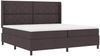 vidaXL Boxspringbett mit Kissen Dunkelbraun 200 x 200 cm Stoff 3341731 Bild 4