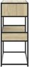 vidaXL Konsolentisch Sonoma-Eiche 90x35x80 cm Holzwerkstoff 849170 Bild 5