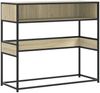 vidaXL Konsolentisch Sonoma-Eiche 90x35x80 cm Holzwerkstoff 849170 Bild 2