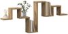 vidaXL Wandregal Wandmontiert Artisan-Eiche 104,5 x 43 x 10 cm 869115 Bild 3