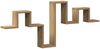 vidaXL Wandregal Wandmontiert Artisan-Eiche 104,5 x 43 x 10 cm 869115 Bild 2
