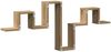 vidaXL Wandregal Wandmontiert Artisan-Eiche 104,5 x 43 x 10 cm 869115 Bild 5