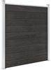 vidaXL Gartenzaun WPC 180×186 cm Grau 49067 Bild 2