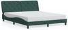 vidaXL Bettgestell ohne Matratze Dunkelgrün 160x200 cm Samt 3207932 Bild 2