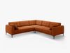 Micadoni Ecksofa Bemy 5-Sitzer Samt Terrakotta Bild 2