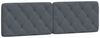 vidaXL Bett Kopfteilkissen Dunkelgrau 100 cm Samt (1-tlg) Bild 5
