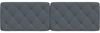 vidaXL Bett Kopfteilkissen Dunkelgrau 100 cm Samt (1-tlg) Bild 3