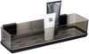 WENKO Duschablage Vacuum-Loc® Modell Quadro, aus Kunststoff, Edelstahl-Halterung, Befestigen ohne Bohren Bild 2