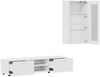 vidaXL TV-Schrankset mit Schubladen FLORIN 3 pcs Weiß Holzwerkstoff 3397924 Bild 5