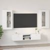 vidaXL TV-Schrankset mit Schubladen FLORIN 3 pcs Weiß Holzwerkstoff 3397924 Bild 4
