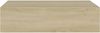 vidaXL Wandregale mit Schubladen 2 Stk. Eichen-Optik 40x23,5x10 cm MDF 330248 Bild 5