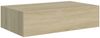 vidaXL Wandregale mit Schubladen 2 Stk. Eichen-Optik 40x23,5x10 cm MDF 330248 Bild 4