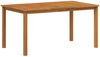 vidaXL Garten Essgruppe 7 pcs Grau Massivholz Akazie 3365521 Bild 5