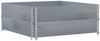 vidaXL Paletten-Aufsatzrahmen 2 Stk. Grau 100x100 cm Massivholz Kiefer 4010291 Bild 2