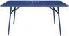 Vente-unique - MIRMANDE Garden dining set Metall Blau - B 80 cm59 cm x H 74,5 cm79 cm x L 160 cm47,5 cm Bild 5